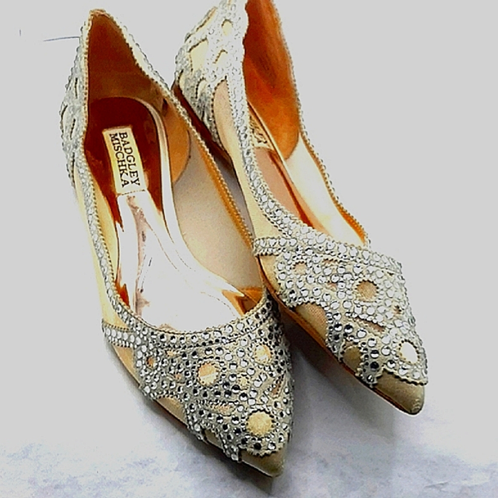 Badgley Mischka Women's  Embellished Flats